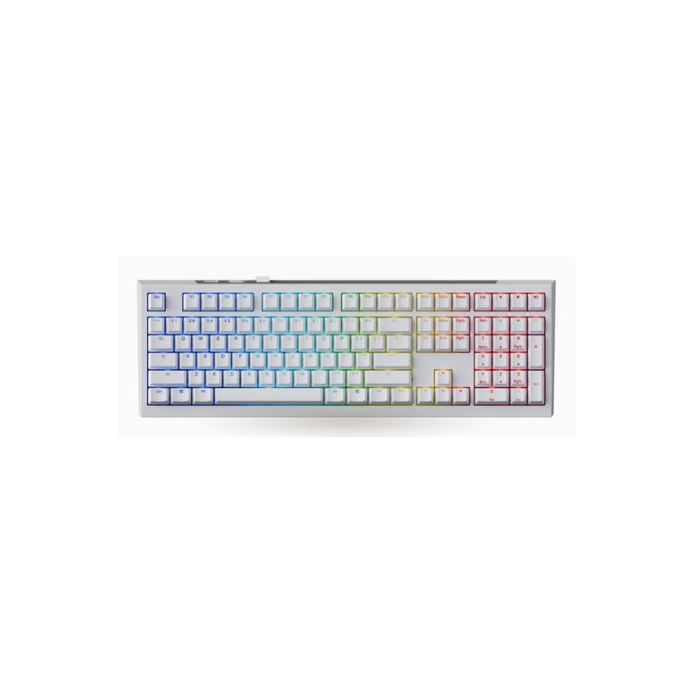 Клавіатура Ducky One X Magnetic Switch Wireless UA White (ON2408AST3-DAUSPDOECL2WW1) - фото 1