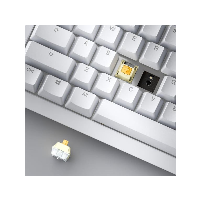 Клавіатура Ducky One X Magnetic Switch Wireless UA White (ON2408AST3-DAUSPDOECL2WW1) - фото 4