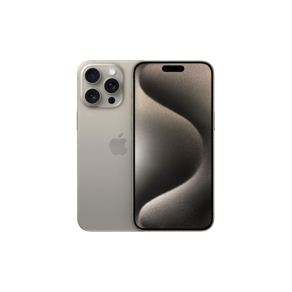 Мобільний телефон Apple iPhone 15 Pro Max 256Gb Natural Titaniume eSim (REF A) BREEZY (2AMU683) - фото 1 Мобільний телефон Apple iPhone 15 Pro Max 256Gb Natural Titaniume eSim (REF A) BREEZY (2AMU683) - фото 1