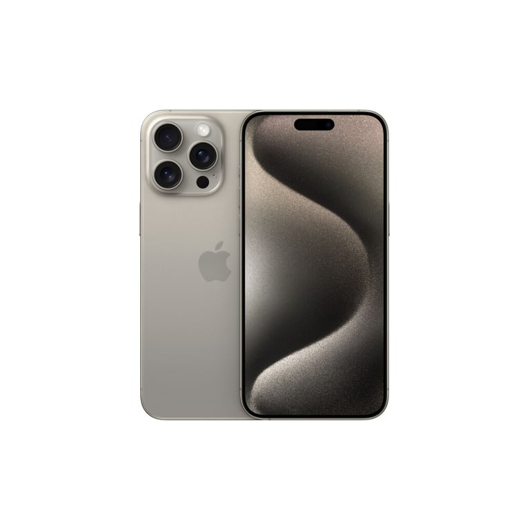 Мобільний телефон Apple iPhone 15 Pro Max 256Gb Natural Titaniume eSim (REF A) BREEZY (2AMU683)