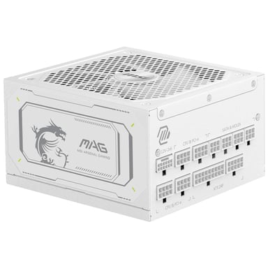 Блок живлення MSI 1000W (MAG A1000GL PCIE5 WHITE) - фото 1