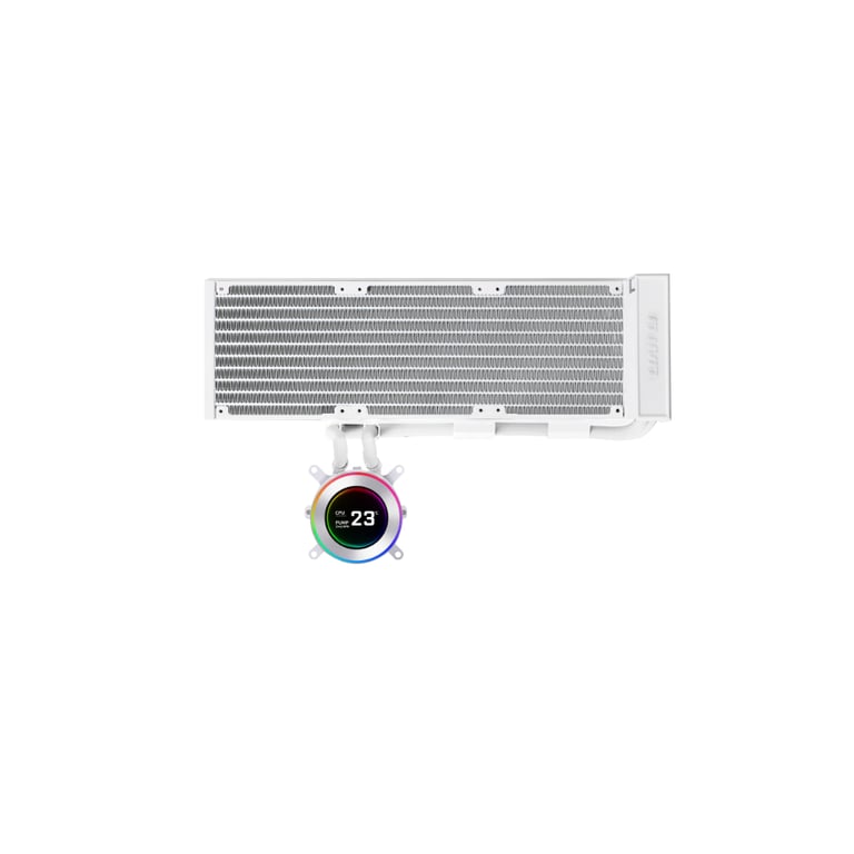 Система рідинного охолодження Lian Li HydroShift II LCD-C 360 FANLESS White (G89.GHS2LCD36W.00) - фото 5