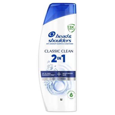 Шампунь Head & Shoulders 2 в 1 Проти лупи Основний догляд 400 мл (8700216304917) - фото 1