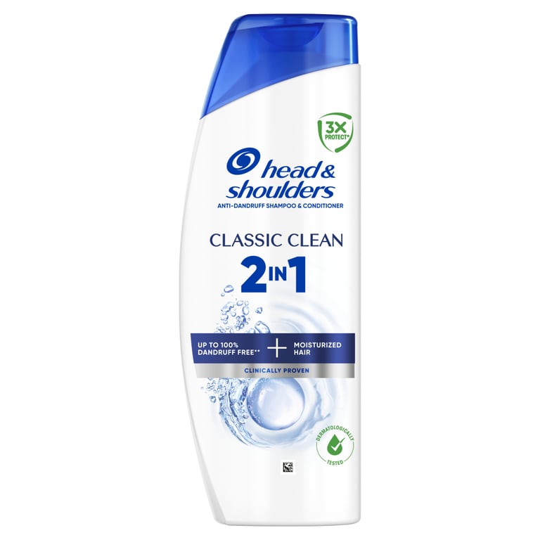 Шампунь Head & Shoulders 2 в 1 Проти лупи Основний догляд 400 мл (8700216304917) - фото 1