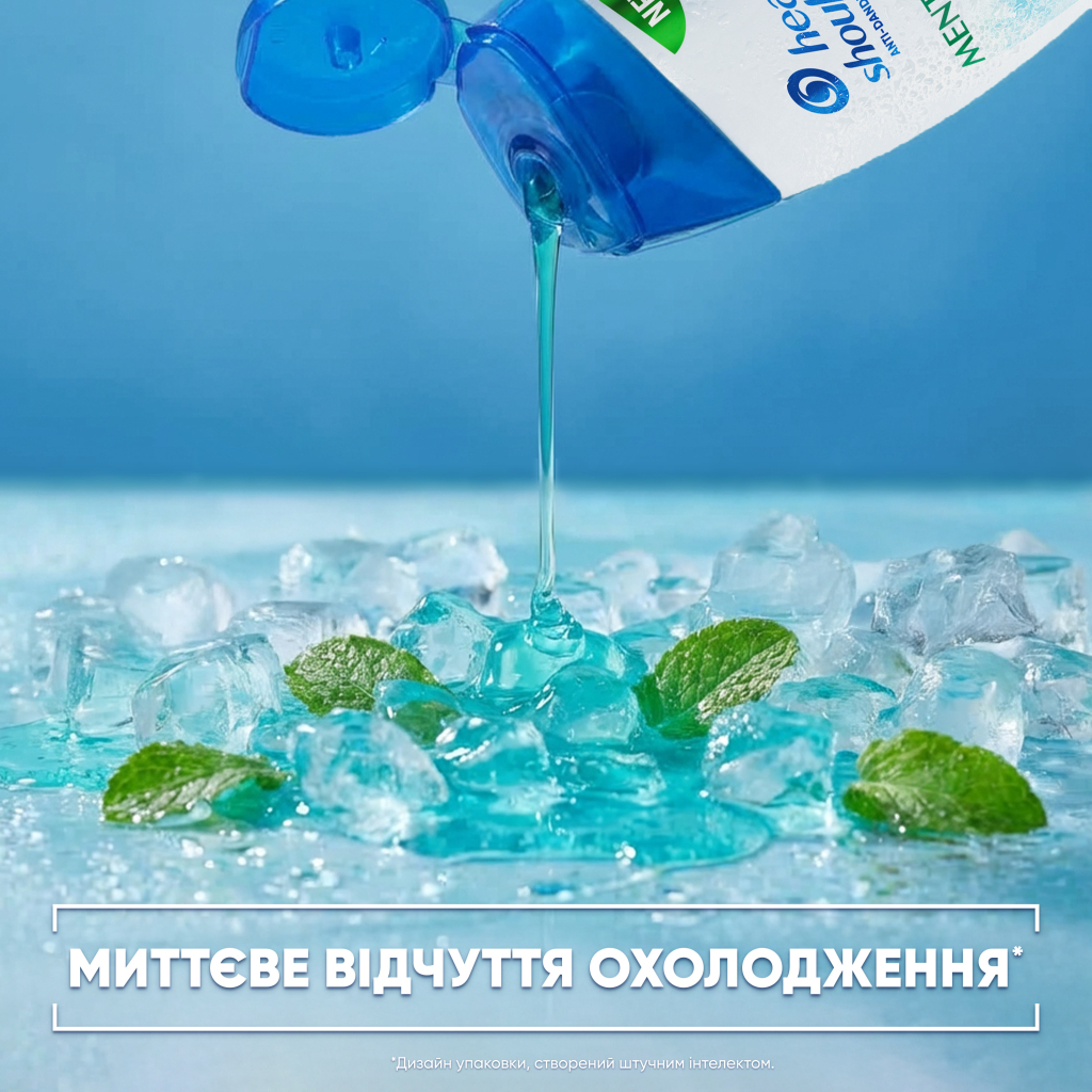 Шампунь Head & Shoulders Проти лупи Свіжість ментолу 625 мл (8006530029339) - фото 3 Шампунь Head & Shoulders Проти лупи Свіжість ментолу 625 мл (8006530029339) - фото 3