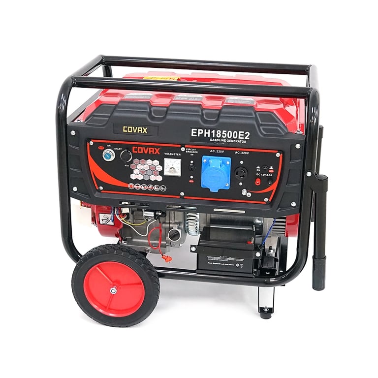 Генератор COVAX EPH18500E2, 9.0kW, 220V, 50Hz, DC12V, 20HP, електро стартер, 25L (EPH18500E2) - фото 4