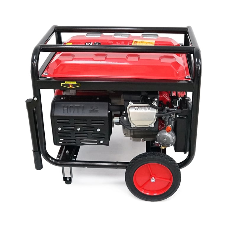 Генератор COVAX EPH18500E2-GAS, 9.0kW, бензин/газ, 220V, 50Hz, DC12V, 20HP, електро стартер, 25L (EPH18500E2-GAS) - фото 3