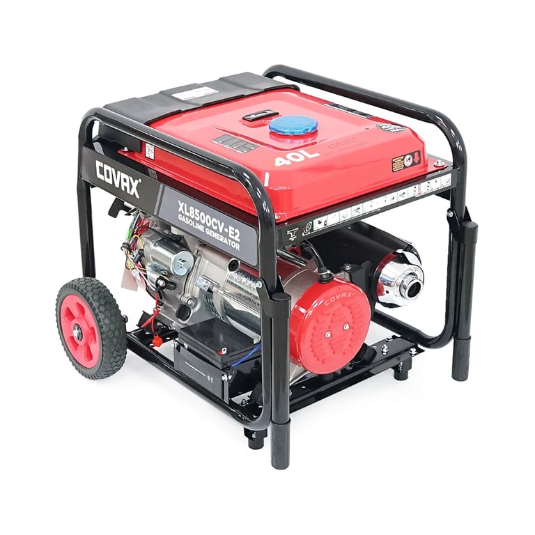 Генератор COVAX XL8500CV-E2, 6.0kW, 220V, 50Hz, DC12V, 15HP, електро стартер, 25L (XL8500CV-E2) - фото 2