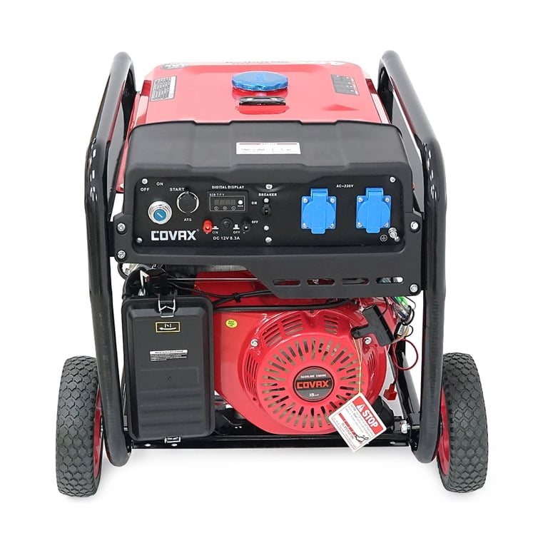 Генератор COVAX XL8500CV-E2, 6.0kW, 220V, 50Hz, DC12V, 15HP, електро стартер, 25L (XL8500CV-E2) - фото 3