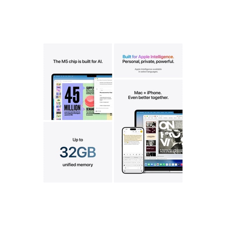 Ноутбук Apple MacBook Air 15 M5 A3448 Sky Blue (MDVT4UA/A) - фото 8