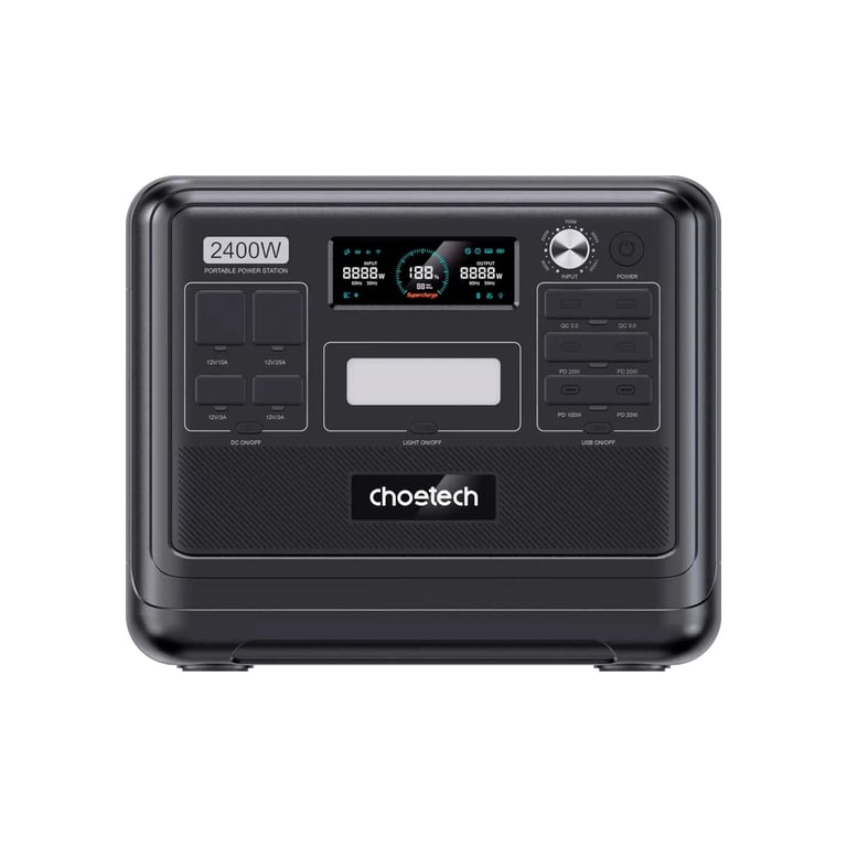 Зарядна станція Choetech BS008-BQB 2400W 2048Wh (BS008-BQB) - фото 1