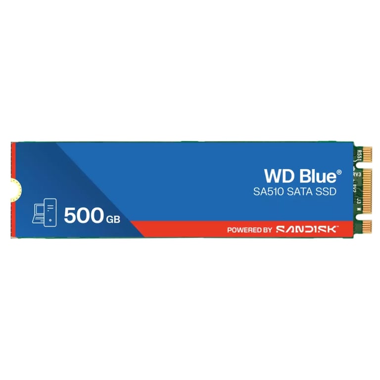 Накопичувач SSD M.2 2280 500GB SA510 BLUE WD (WDS500G3B0B-00AXS0) - фото 1