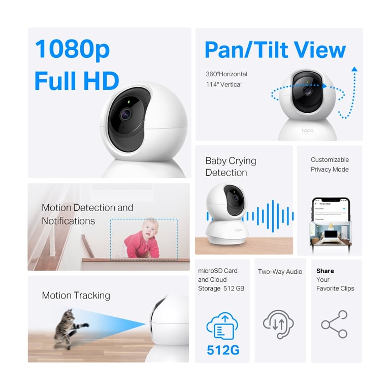 Камера відеоспостереження TP-Link TAPO-C200C - фото 6