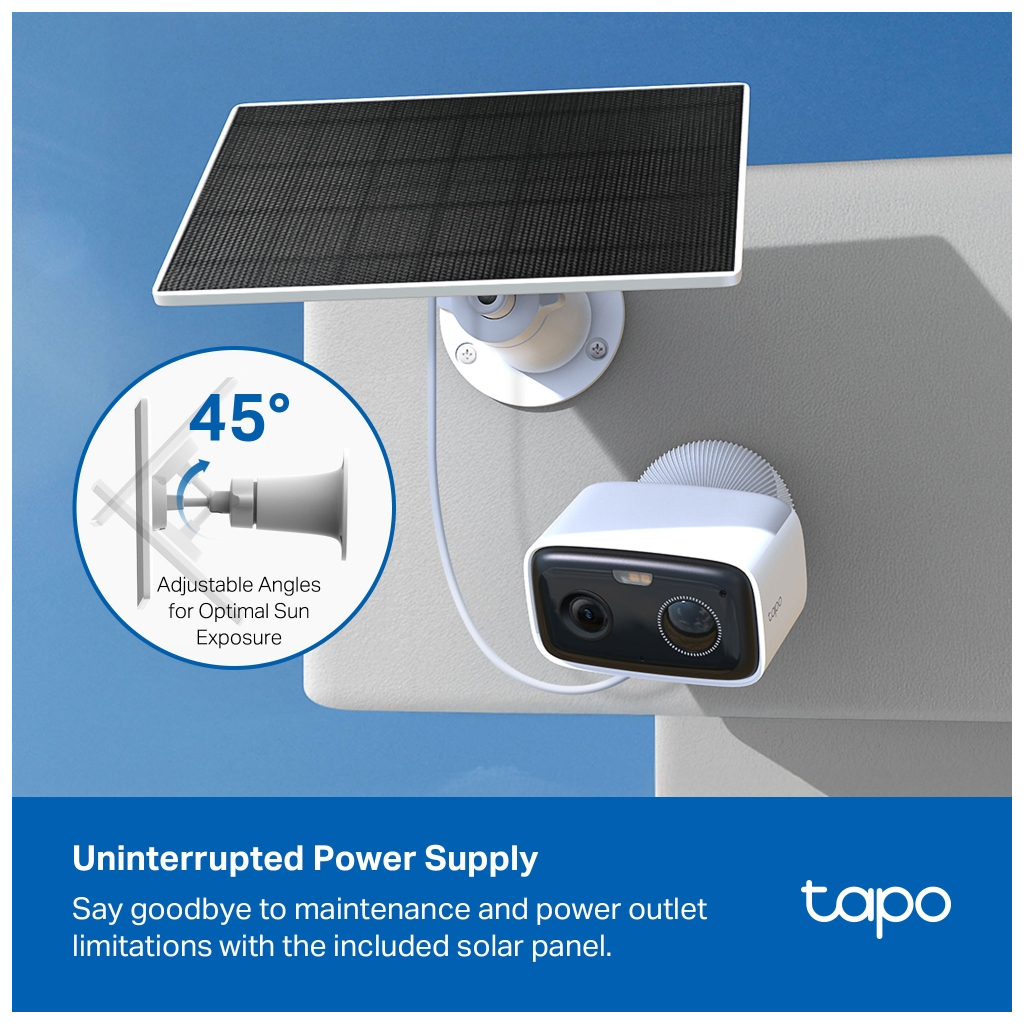 Камера відеоспостереження TP-Link TAPO-C400-KIT - фото 5 Камера відеоспостереження TP-Link TAPO-C400-KIT - фото 5