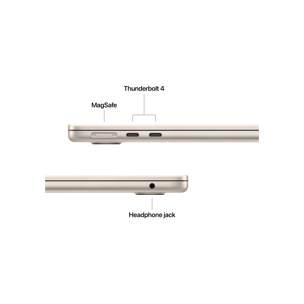 Ноутбук Apple MacBook Air 13 M5 A3449 Starlight (MDHD4UA/A) - фото 6 Ноутбук Apple MacBook Air 13 M5 A3449 Starlight (MDHD4UA/A) - фото 6