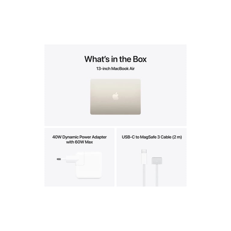 Ноутбук Apple MacBook Air 13 M5 A3449 Starlight (MDHD4UA/A) - фото 9