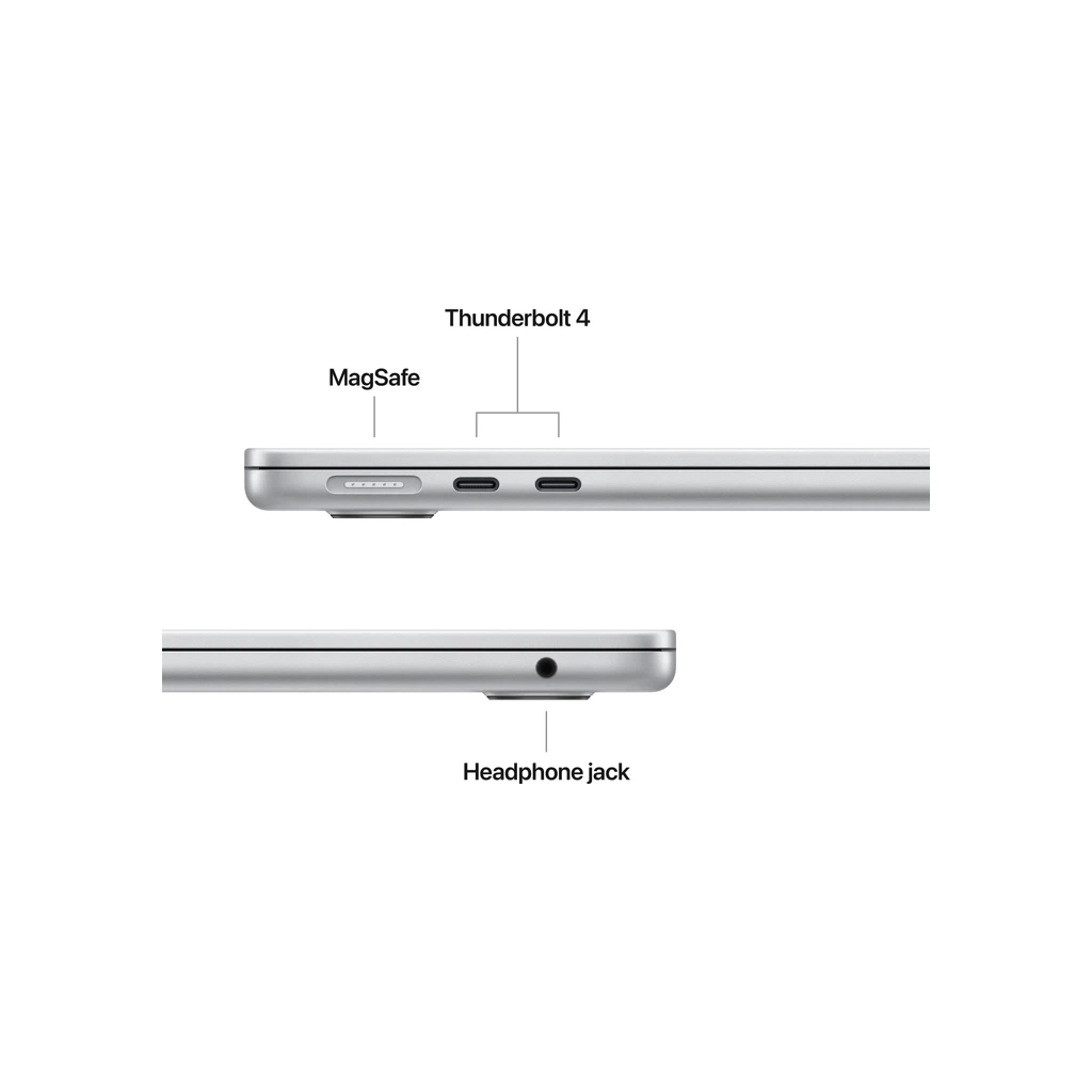 Ноутбук Apple MacBook Air 13 M5 A3449 Silver (MDH94UA/A) - фото 6 Ноутбук Apple MacBook Air 13 M5 A3449 Silver (MDH94UA/A) - фото 6