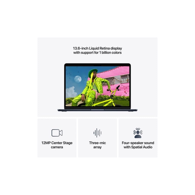 Ноутбук Apple MacBook Air 13 M5 A3449 Midnight (MDHG4UA/A) - фото 5