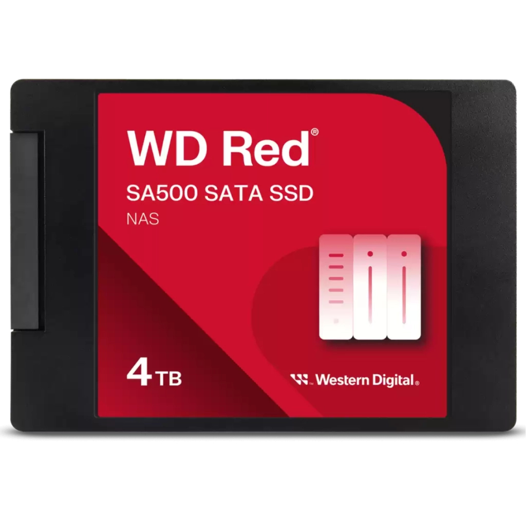 Накопичувач SSD 2.5" 4TB RED SA500 WD (WDS400T2R0A-68CKB0) - фото 1 Накопичувач SSD 2.5" 4TB RED SA500 WD (WDS400T2R0A-68CKB0) - фото 1