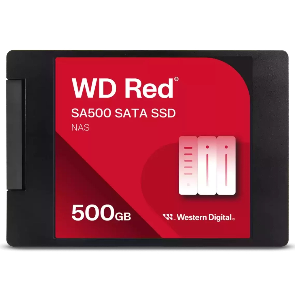 Накопичувач SSD 2.5" 500GB RED SA500 WD (WDS500G1R0A-68A4W0) - фото 1 Накопичувач SSD 2.5" 500GB RED SA500 WD (WDS500G1R0A-68A4W0) - фото 1