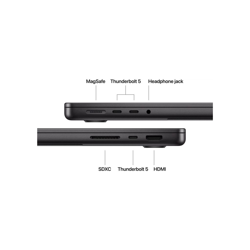 Ноутбук Apple MacBook Pro 14 A3426 M5 Pro Space Black (MGDR4UA/A) - фото 7 Ноутбук Apple MacBook Pro 14 A3426 M5 Pro Space Black (MGDR4UA/A) - фото 7