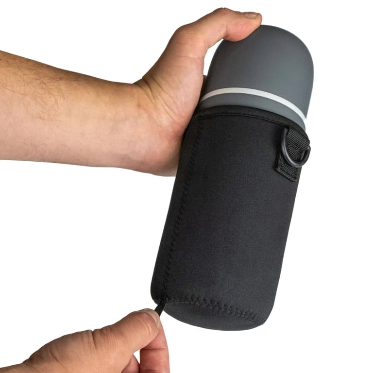 Чохол для термоса Tribe Neoprene Cover Soft touch 0,75 л black (T-DF-0017-black) - фото 6