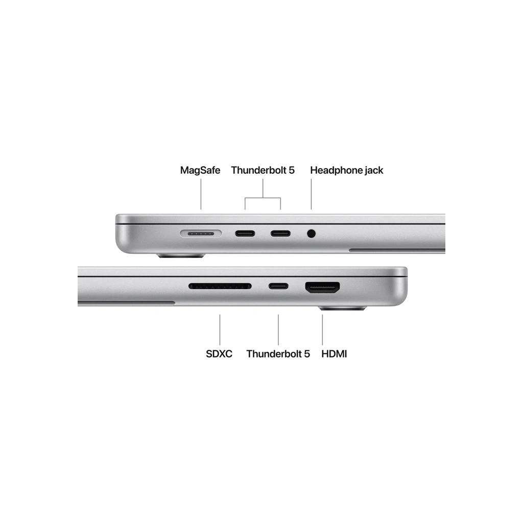 Ноутбук Apple MacBook Pro 16 A3428 M5 Pro Silver (MGE44UA/A) - фото 7 Ноутбук Apple MacBook Pro 16 A3428 M5 Pro Silver (MGE44UA/A) - фото 7