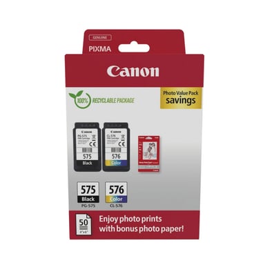 Картридж Canon PG-575/CL-576 Multipack BK,Color 100с (5438C004) - фото 1