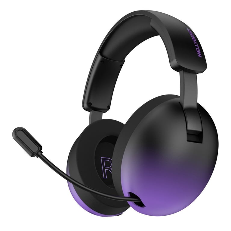 Навушники Hator Hellyberry HH30 PRO Wireless Black/Violet (HH30_PRO_wireless_BV) — фото 1