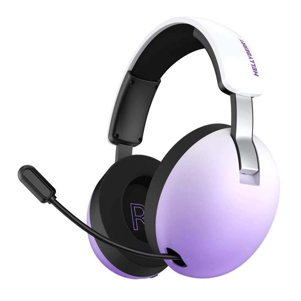 Навушники Hator Hellyberry HH30 PRO Wireless White-Violet (HH30_PRO_wireless_WV) - фото 1 Навушники Hator Hellyberry HH30 PRO Wireless White-Violet (HH30_PRO_wireless_WV) - фото 1
