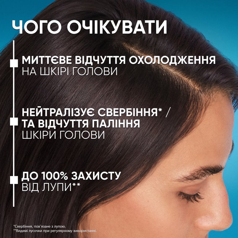 Шампунь Head & Shoulders 2 в 1 Проти лупи Свіжість ментолу 400 мл (8700216305419) - фото 4