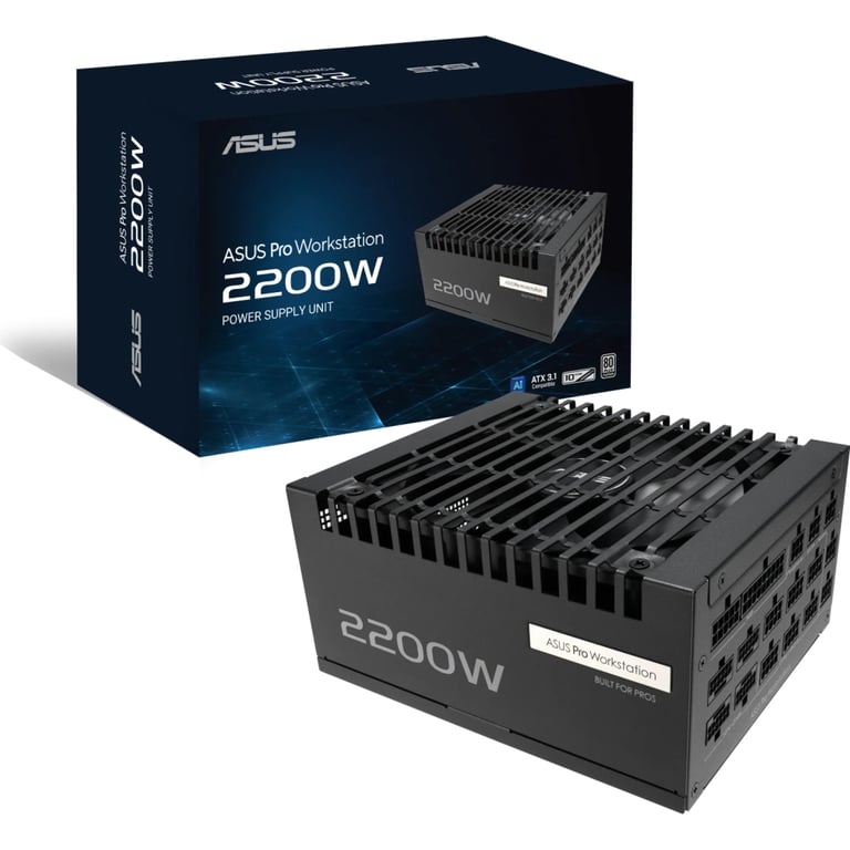 Блок живлення ASUS 2200W PRO-WS-2200P (90YE00Z1-B0NA00) - фото 9