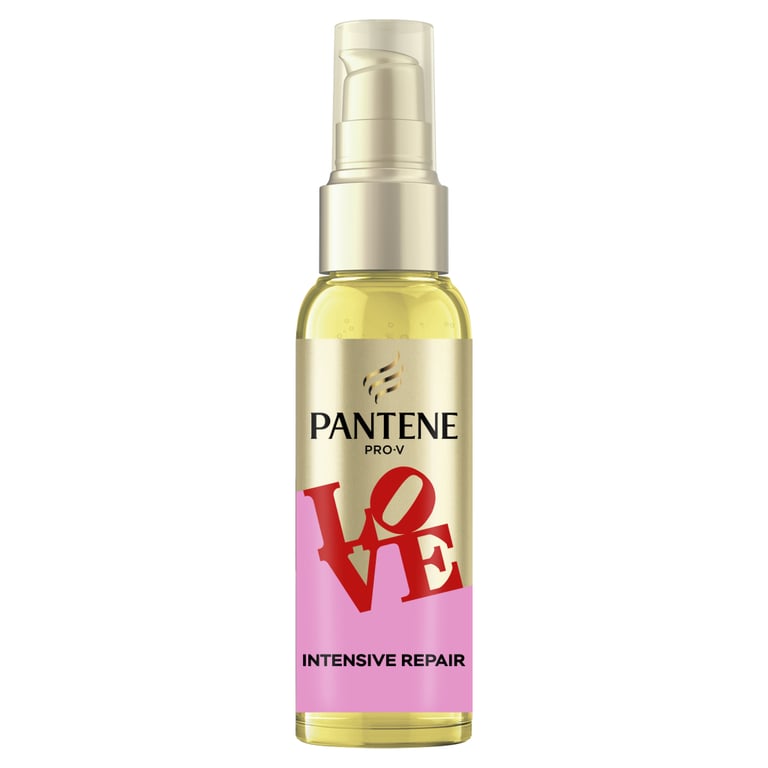Олія для волосся Pantene Pro-V x Robert Indiana Artist Edition Інтенсивне відновлення з кератином 100 мл (8006530274821) - фото 1