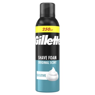 Піна для гоління Gillette Classic Sensitive 250 мл (8006530159142) - фото 1