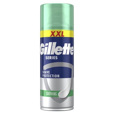 Піна для гоління Gillette Series Soothing Для чутливої шкіри з алое вера 400 мл (8006530162982) - фото 1