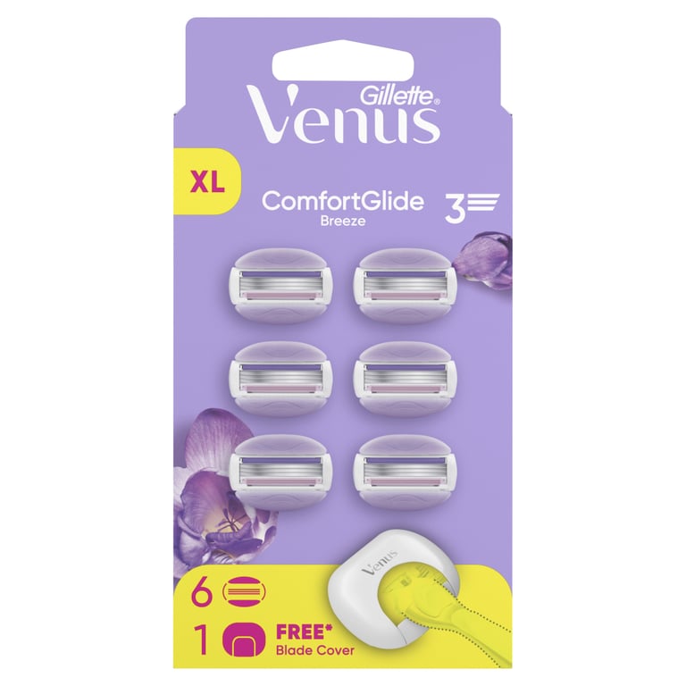 Змінні касети Gillette Venus ComfortGlide Breeze 6 шт. + Чохол (8700216969314) - фото 2