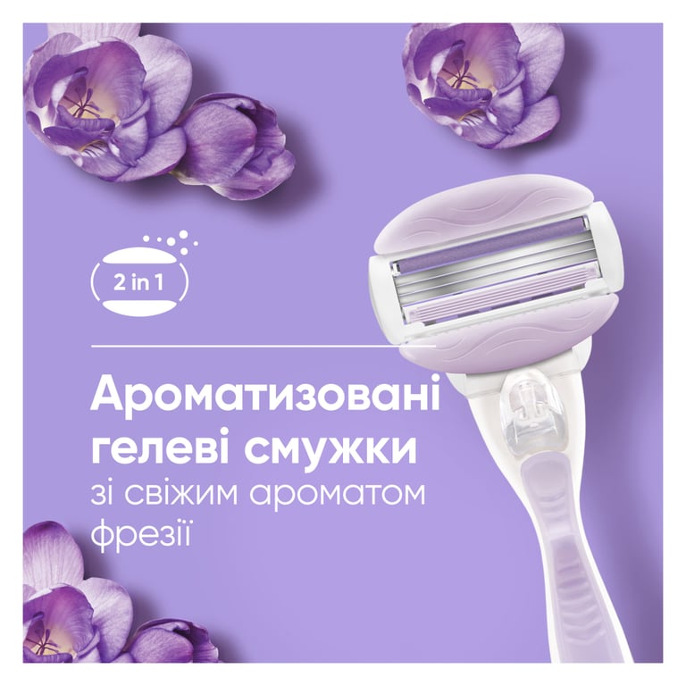Змінні касети Gillette Venus ComfortGlide Breeze 6 шт. + Чохол (8700216969314) - фото 5