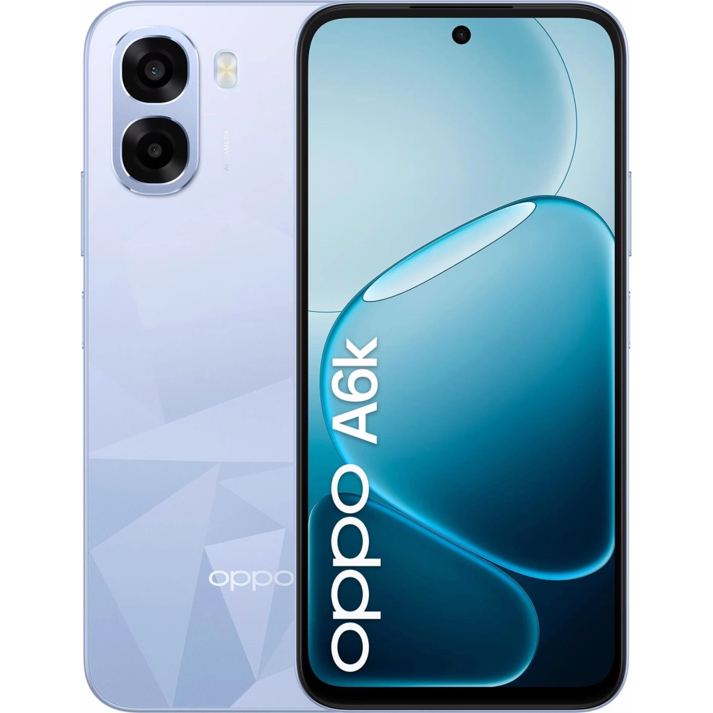 Мобільний телефон Oppo A6k 4/256GB Crystal Blue (OFCPH2891_BLUE) - фото 1