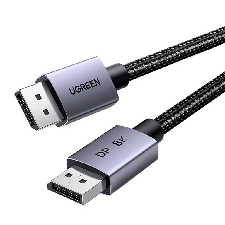 Кабель мультимедійний DisplayPort M to DisplayPort M 2.0m V1.4 8K60Hz DP120 black Ugreen (25905) - фото 2