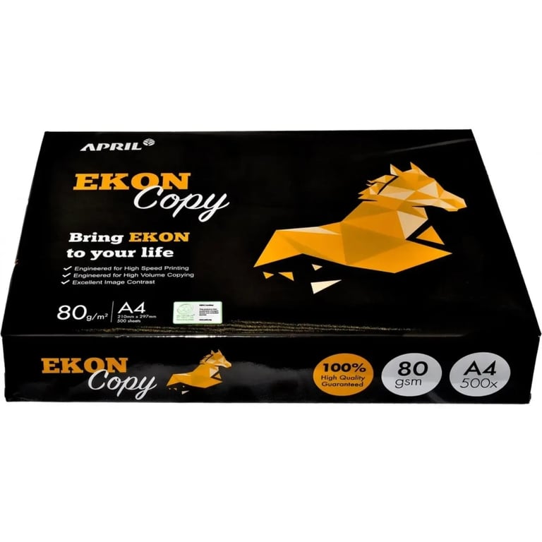 Папір A4, 80 г, 500 л, APRIL EKON COPY класc C, APRIL (OP-EKON-A4-80-C) - фото 2