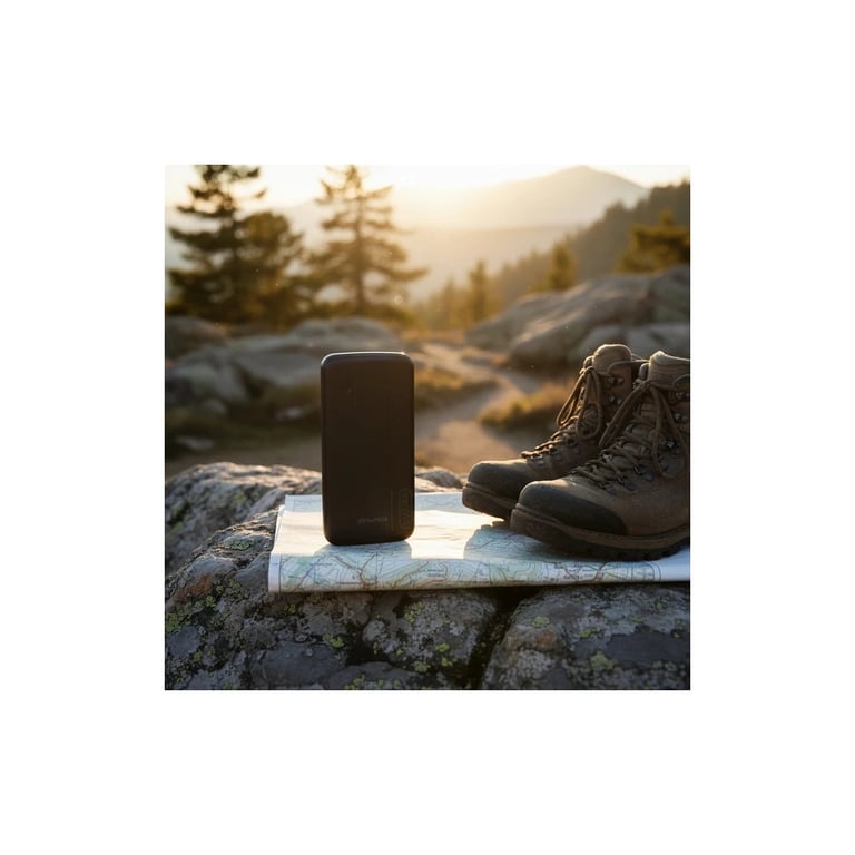 Батарея універсальна AWEI 10000mAh P20K, 12W, Black (6954284009744) - фото 5