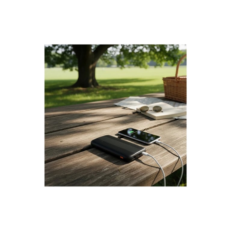 Батарея універсальна AWEI 10000mAh P20K, 12W, Black (6954284009744) - фото 9