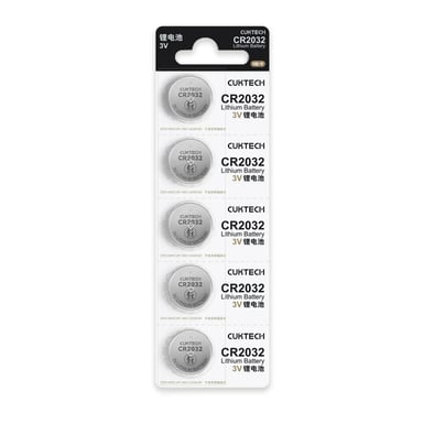 Батарейка CR 2032 coin cell battery * 5 CUKTECH (CKCR2032CNWT) - фото 1