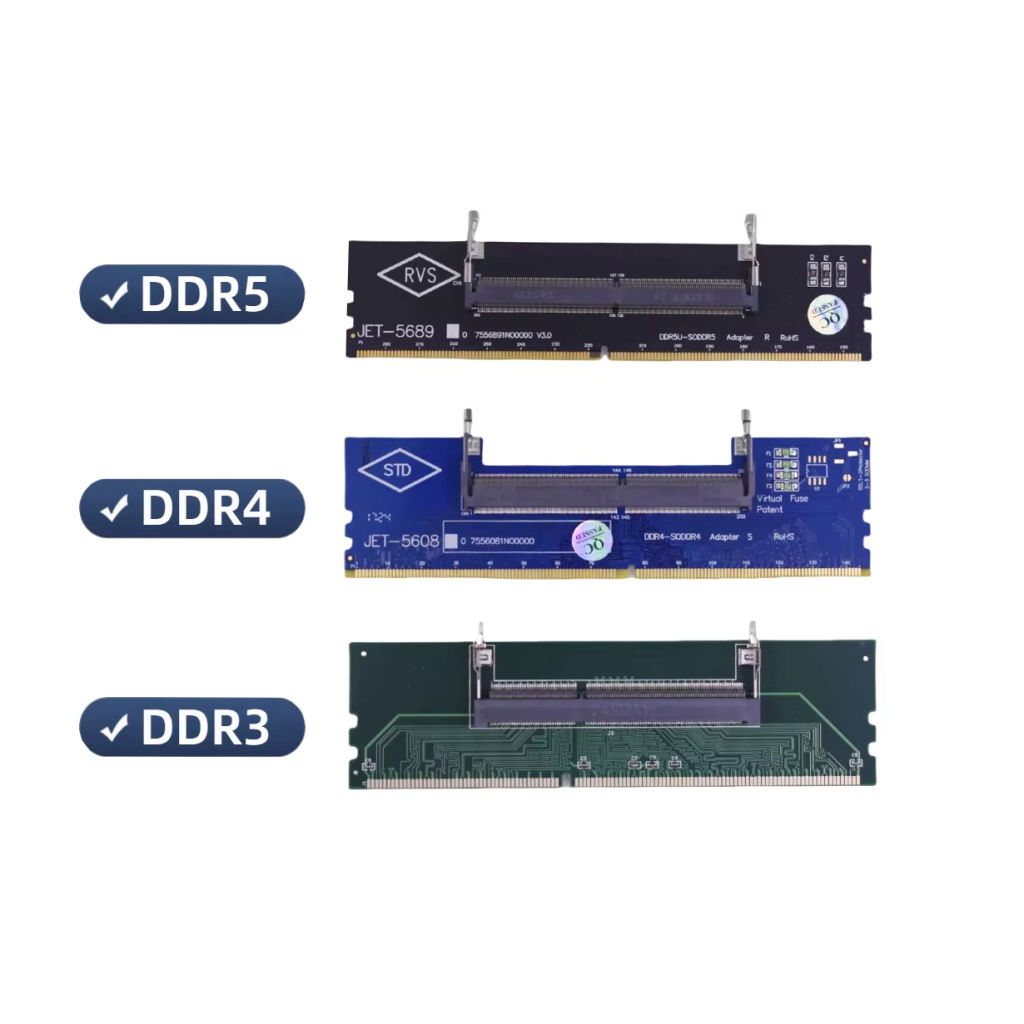 Конвертор Dynamode DDR4 Laptop SO-DIMM to Desktop DIMM RAM Memory (DM-DDR4-DIMM-Converter) - фото 3 Конвертор Dynamode DDR4 Laptop SO-DIMM to Desktop DIMM RAM Memory (DM-DDR4-DIMM-Converter) - фото 3