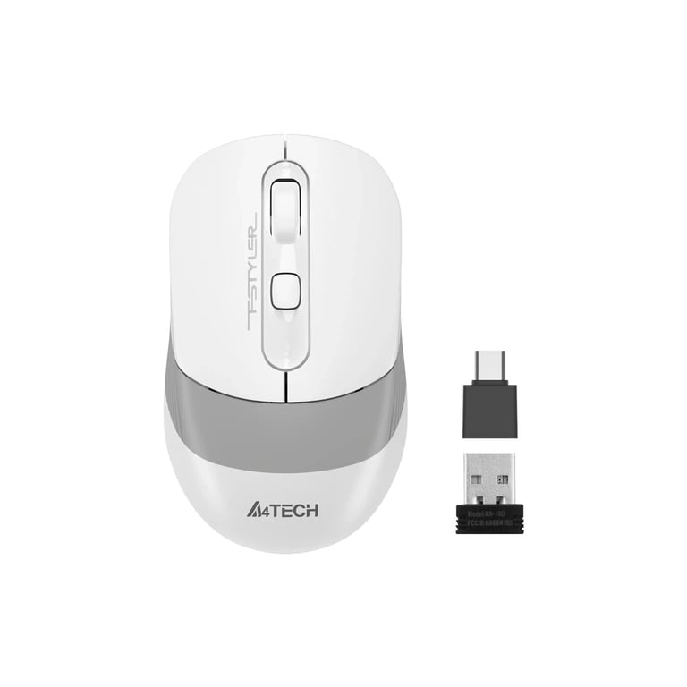 Мишка A4Tech FG10CS Air2 Wireless Grayish White (4711421997973) - фото 2