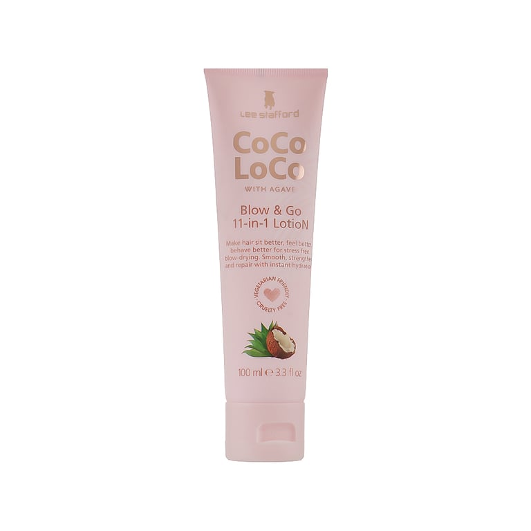 Крем для волосся Lee Stafford Coco Loco With Agave Blow & Go 11-in-1 Lotion 100 мл (4060282702868) - фото 1