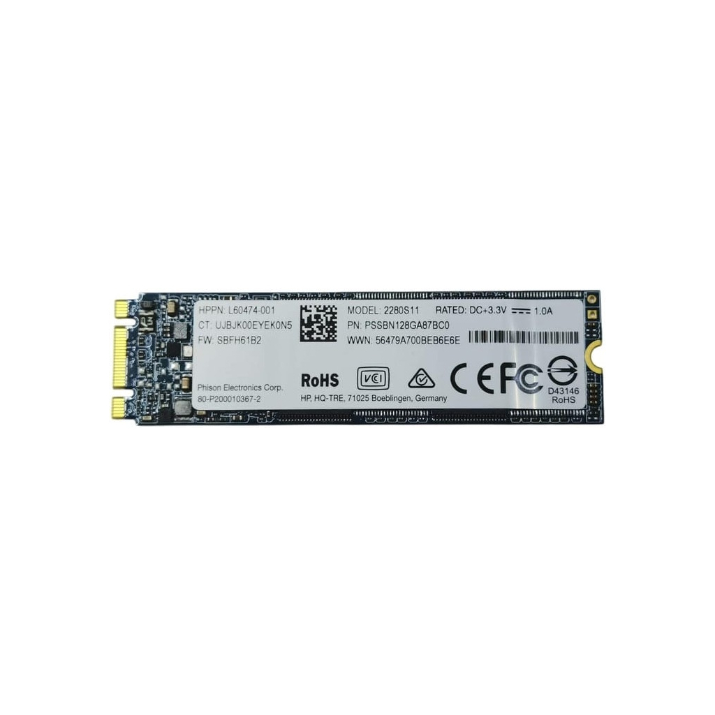 Накопичувач SSD M.2 2280 128GB S11 HP (PSSBN128GA87BCO) - фото 1