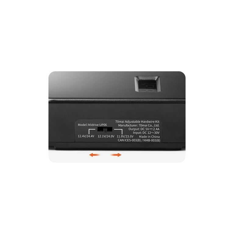 Кабель для передачі даних Xiaomi 70mai Adjustable Hardwire Kit Midrive UP06 (1176392) - фото 6