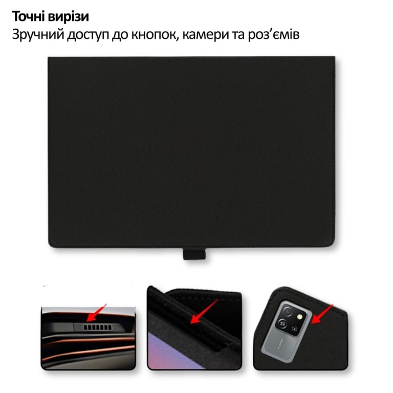 Чохол до планшета BeCover Slimbook Blackview Tab 60 Pro 10.1" Black (715122) - фото 4
