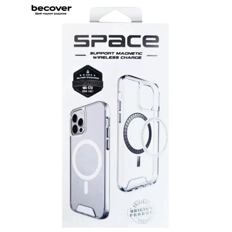 Чохол до мобільного телефона BeCover Space Case Apple iPhone 17e Transparent (715143) - фото 5